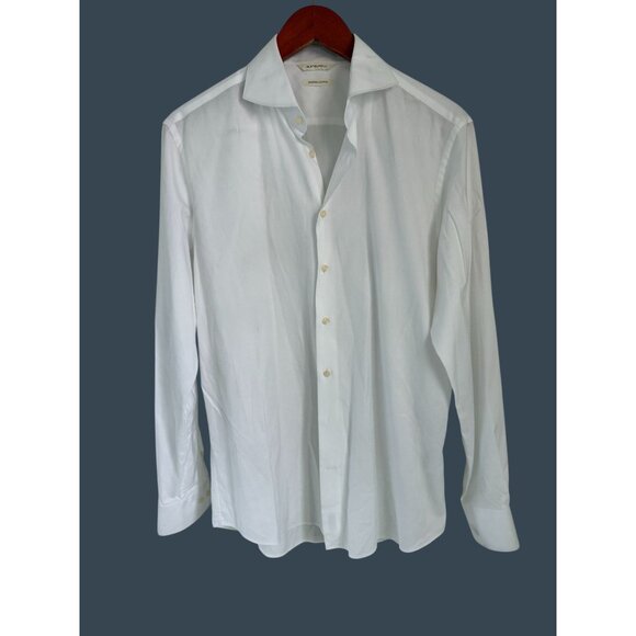 Suitsupply Mens White Dress Shirt Tailored Fit Egyptian Cotton 15 3/4 40 - Picture 1 of 6